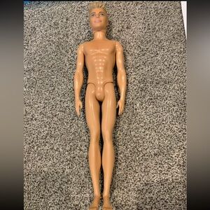 BARBIE Hybrid Ken Doll Fashionistas Body Blonde Hair Blue Eyes Tan